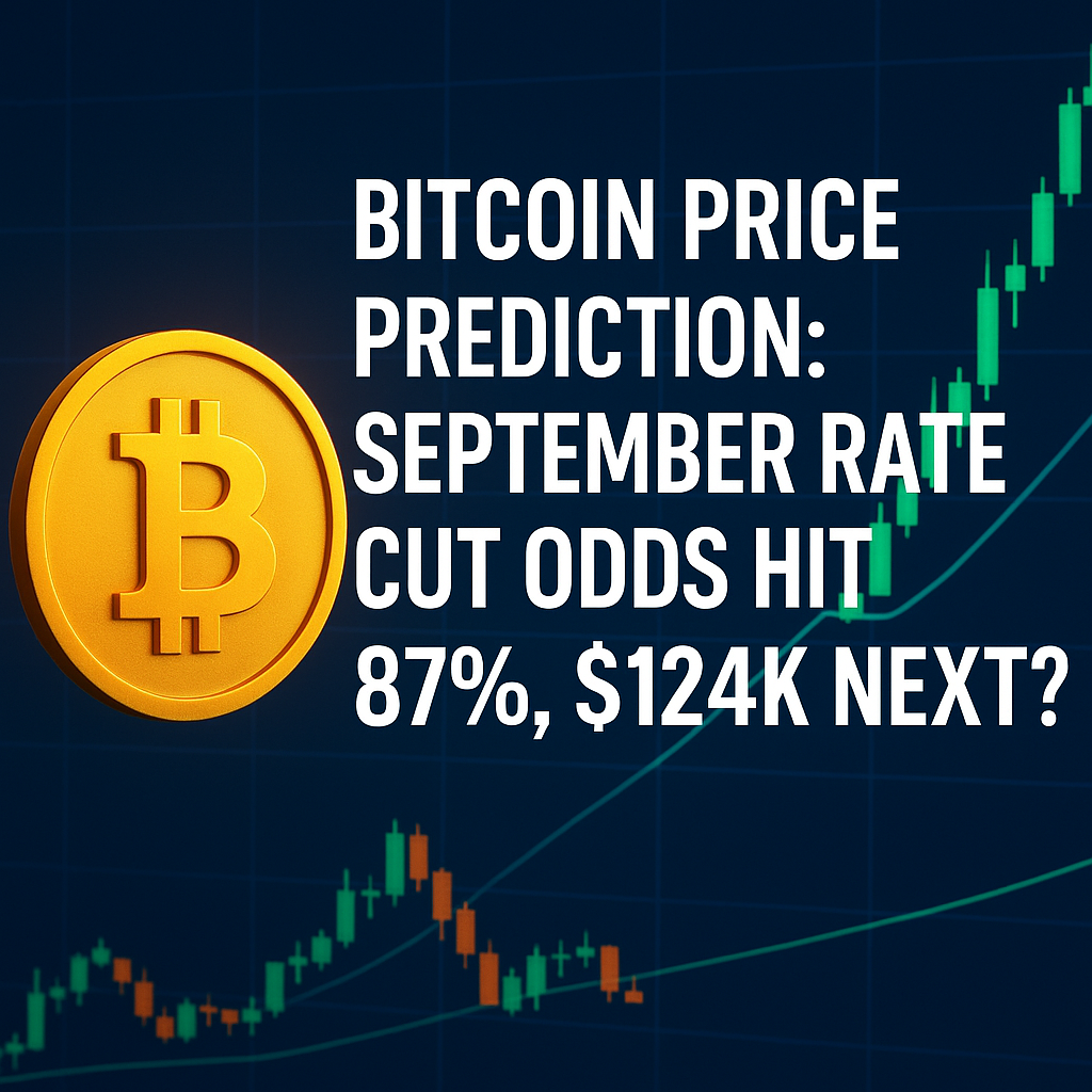 Bitcoin Price Prediction: September Rate Cut Odds Hit 87%, $124K Next?