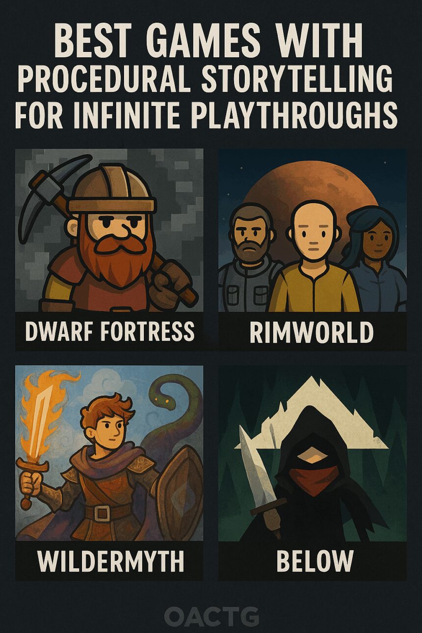 10 Best Games With Procedural Storytelling for Infinite Playthroughs