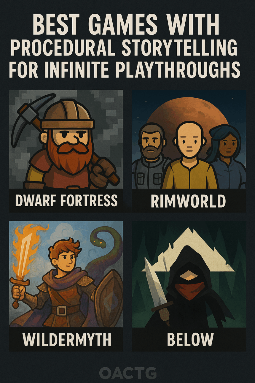 10 Best Games With Procedural Storytelling for Infinite Playthroughs