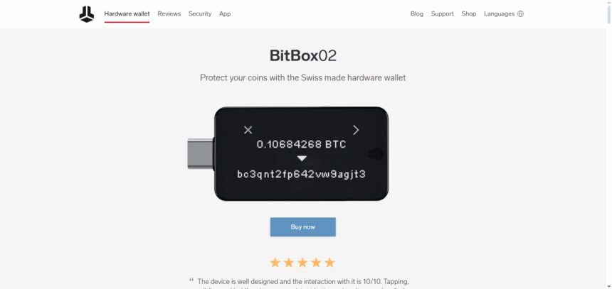 BitBox02 Hardware Wallet Review – Secure Crypto Storage Made Simple