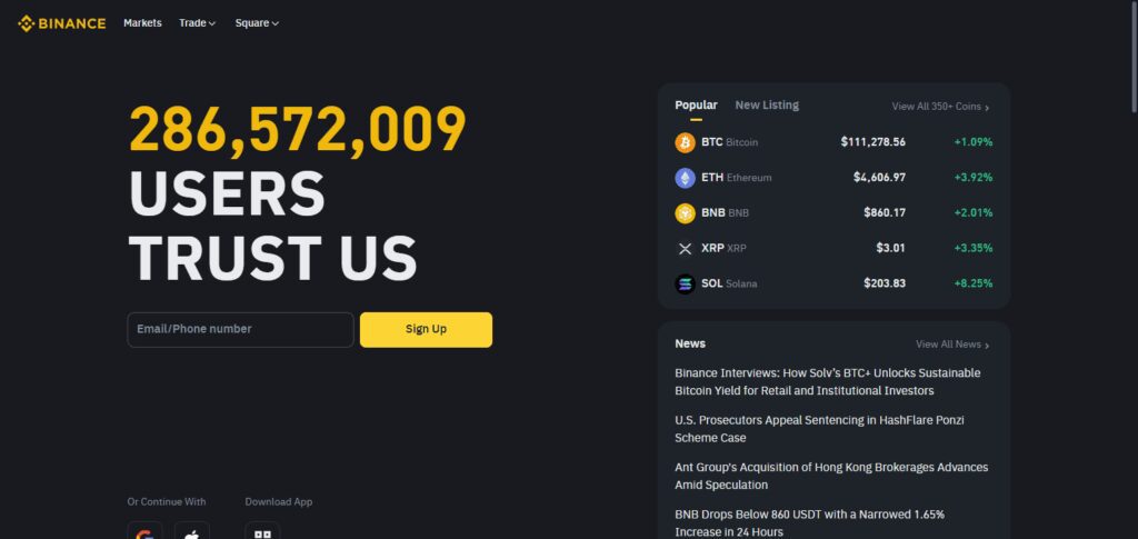 Step 1: Select a Cryptocurrency Exchange