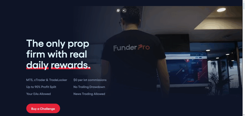 10 Prop Firms with the Largest Drawdown for Flexible Trading 19 FunderPro