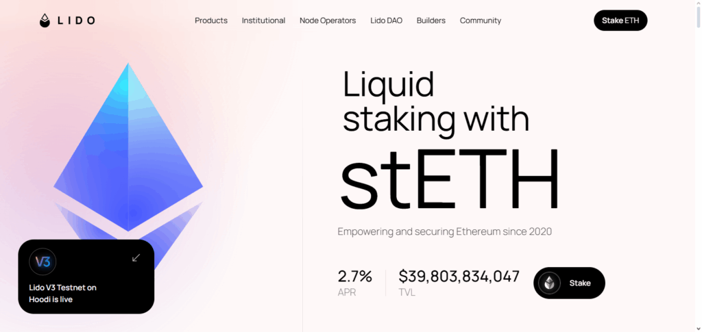 10 Best Crypto DeFi Platforms in the Philippines for 2025 20 .Lido Finance