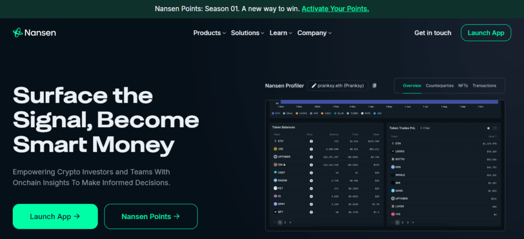 9 Top NFT -Based Subscription Management Tools 2 Nansen