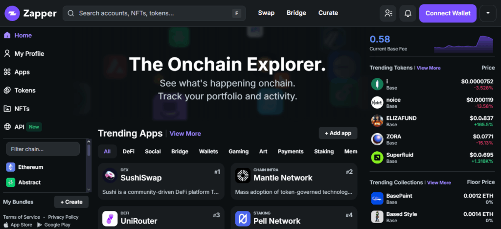 9 Top NFT -Based Subscription Management Tools 7 Zapper