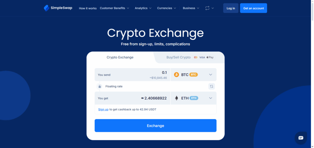 FixedFloat Crypto: Fast, Reliable, and Secure Crypto Exchange 5 SimpleSwap.io