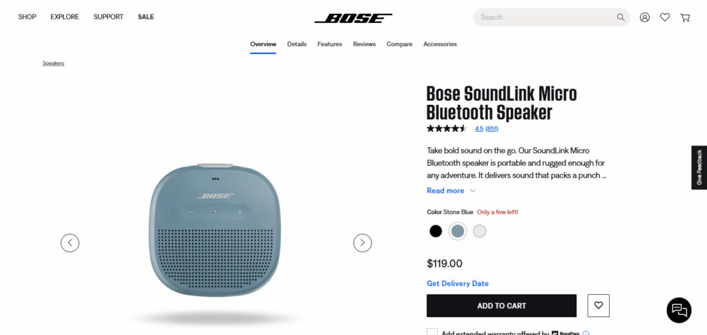 10 Best in Technology for Travel Lovers: Smart Gadgets for Digital Nomads 10 Bose SoundLink Micro Speaker