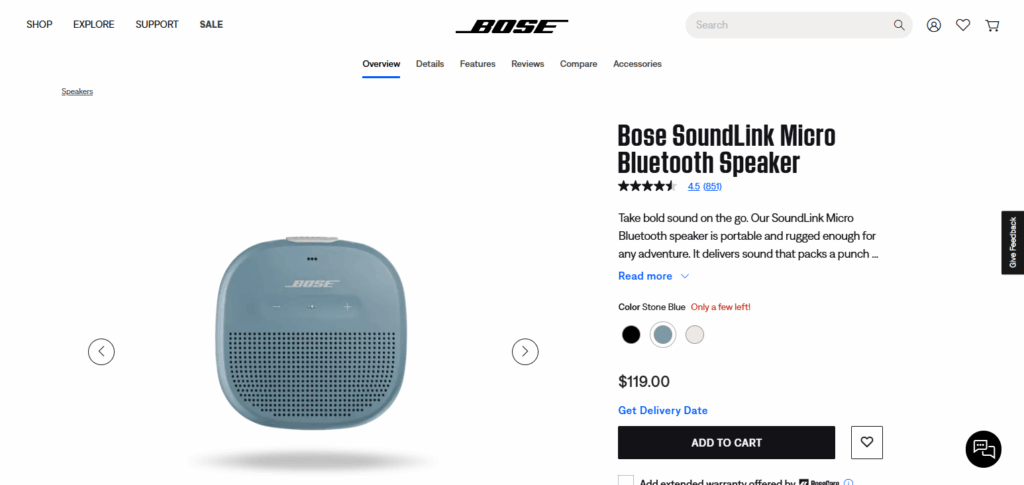 10 Best in Technology for Travel Lovers: Smart Gadgets for Digital Nomads 10 Bose SoundLink Micro Speaker