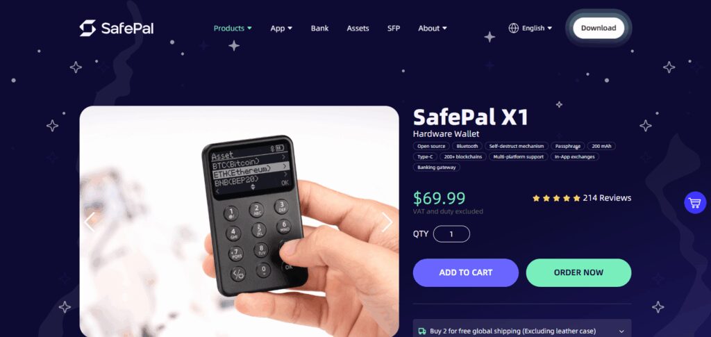 10 Best in Crypto Wallet That Self-Destructs on Suspicious Activity 4 SafePal X1