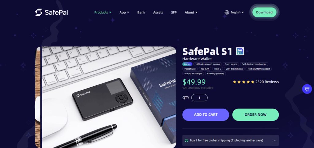 10 Best in Crypto Wallet That Self-Destructs on Suspicious Activity 5 SafePal S1