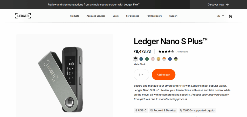 Ledger Nano S Plus
