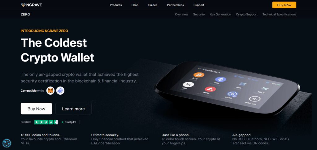 10 Best in Crypto Wallet That Self-Destructs on Suspicious Activity 11 NGrave Zero