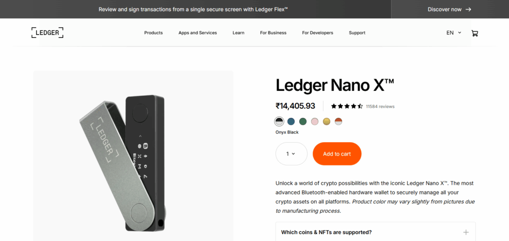 10 Best in Crypto Wallet That Ages Like Wine: Unlocks More Features as You HODL Longer 2 Ledger Nano X