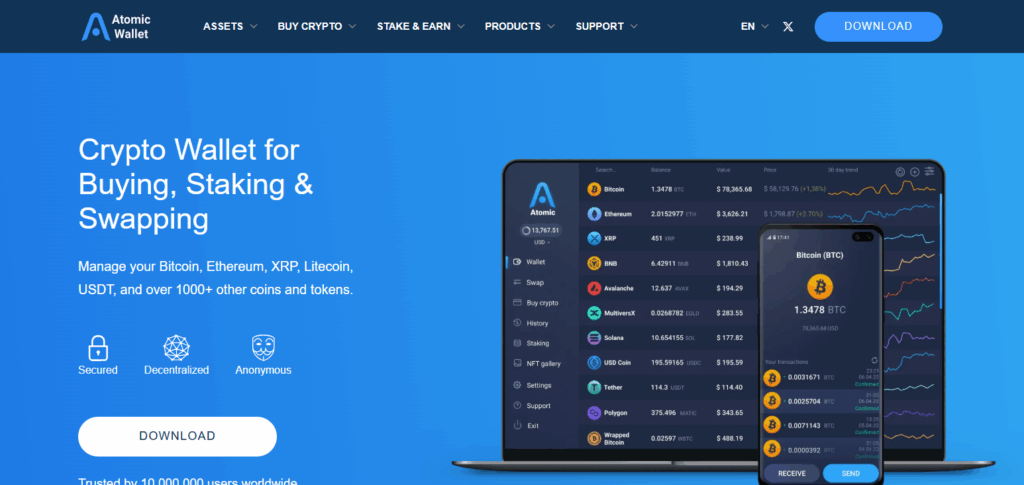 10 Best in Crypto Wallet for Forgetful People: Built-In Memory Assistant for Past Transactions 10 Atomic Wallet