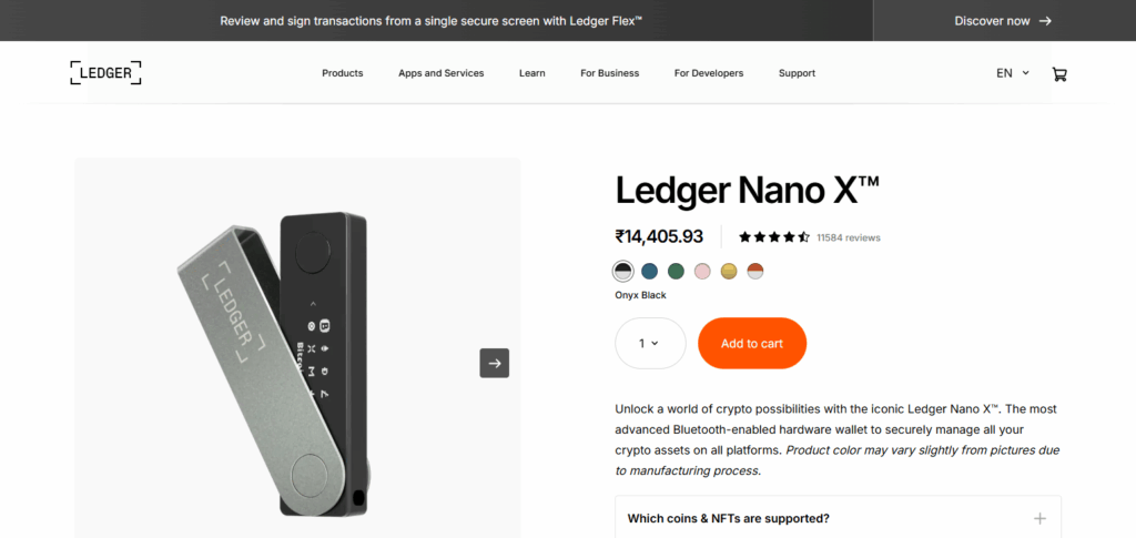 10 Best in Crypto Wallet for Forgetful People: Built-In Memory Assistant for Past Transactions 3 Ledger Nano X