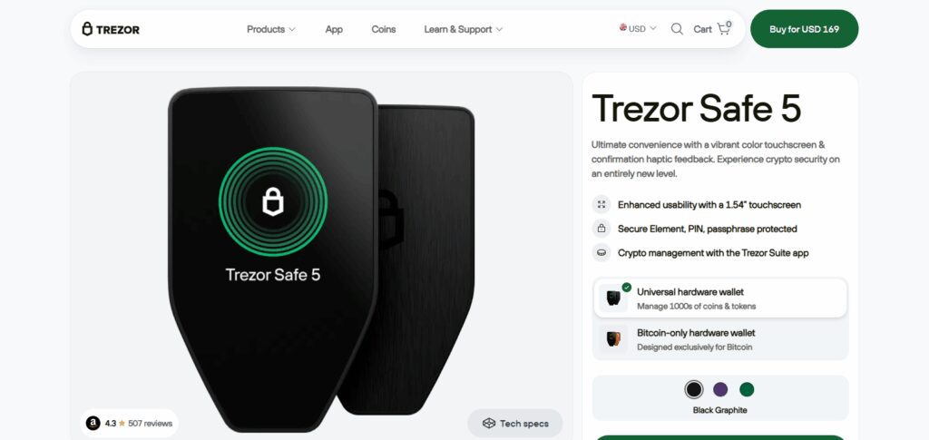 Trezor Safe 5