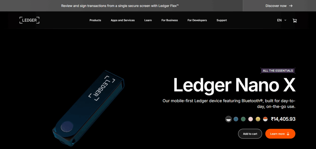 9 Best in Crypto Wallet That Lets You Burn Your Tokens Just to Feel Something 6 Ledger Nano X