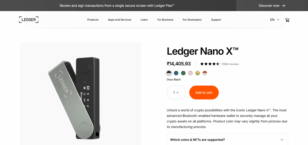 9 Best in Crypto Wallet for Dreamers: Add Goals, Track Emotional ROI 3 Ledger Nano X