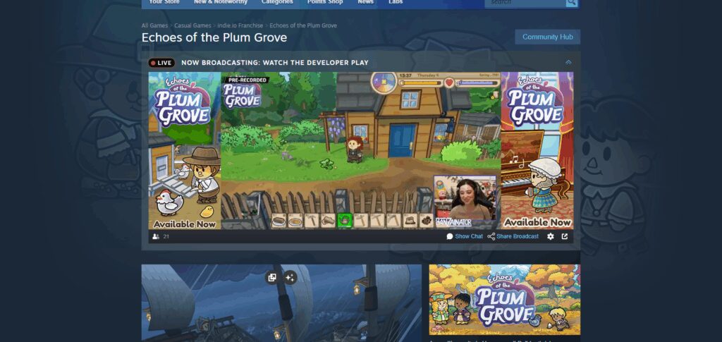 Echoes of the Plum Grove