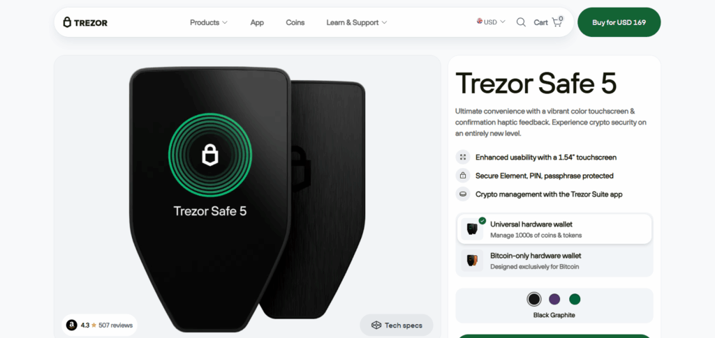 9 Best in Crypto Wallet You Can Bury in the Ground (Geo-Linked Hardware Recovery) 4 Trezor Safe 5