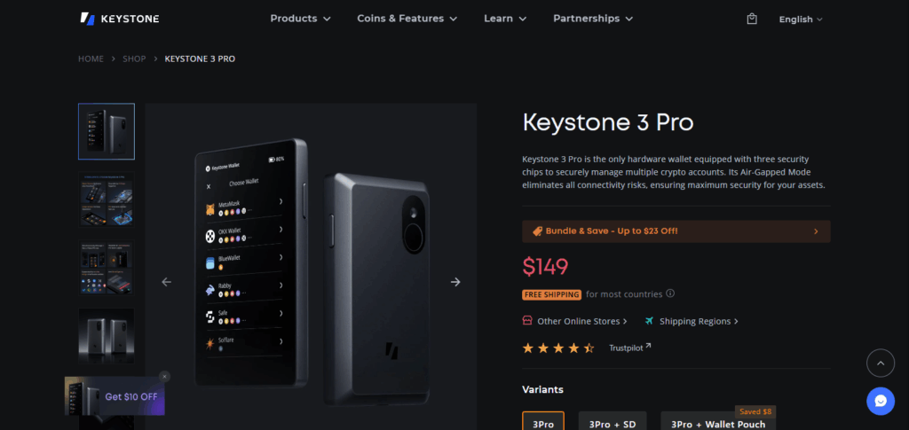9 Best in Crypto Wallet You Can Bury in the Ground (Geo-Linked Hardware Recovery) 7 Keystone 3 Pro