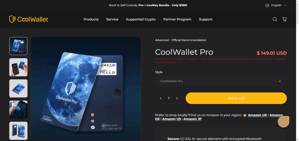 CoolWallet Pro