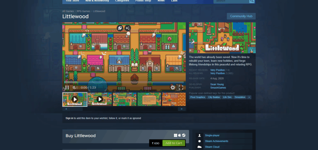 10 Best Games That Let You Live an Ordinary Life Digitally 8 Littlewood