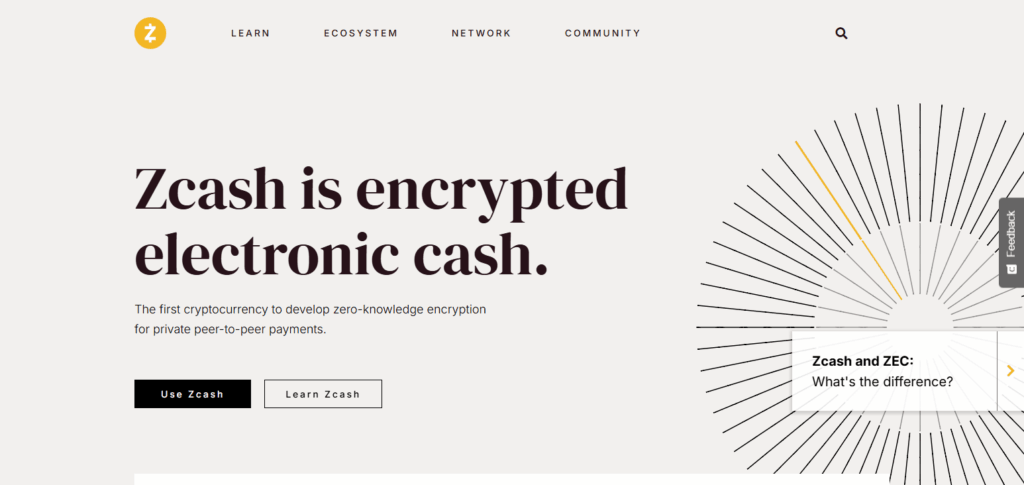 10 Best Alternatives to Bitcoin for Privacy-Focused Transactions 3 Zcash (ZEC)