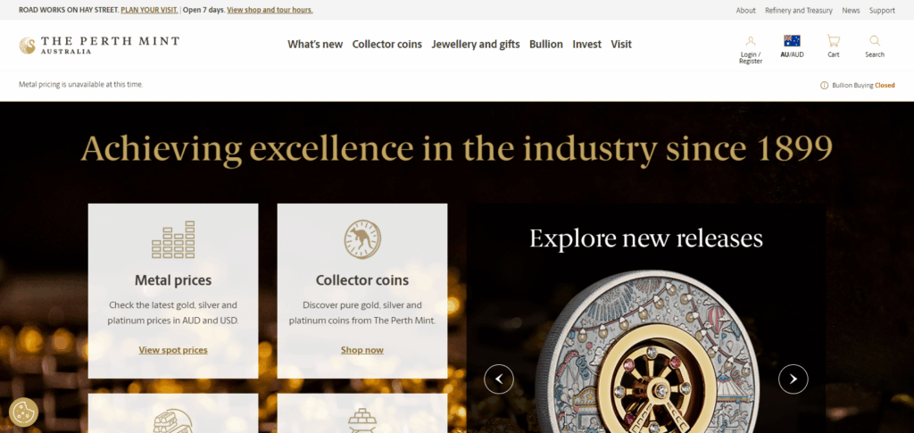  Perth Mint Gold Token (PMGT)