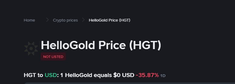 HelloGold (HGT)