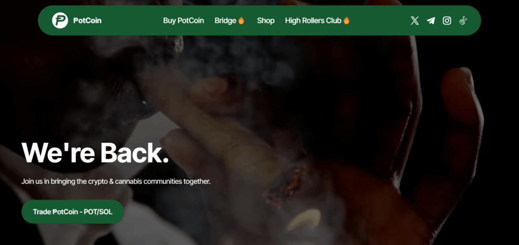 10 Bizarre Alternatives to Bitcoin That Actually Exist 6 PotCoin