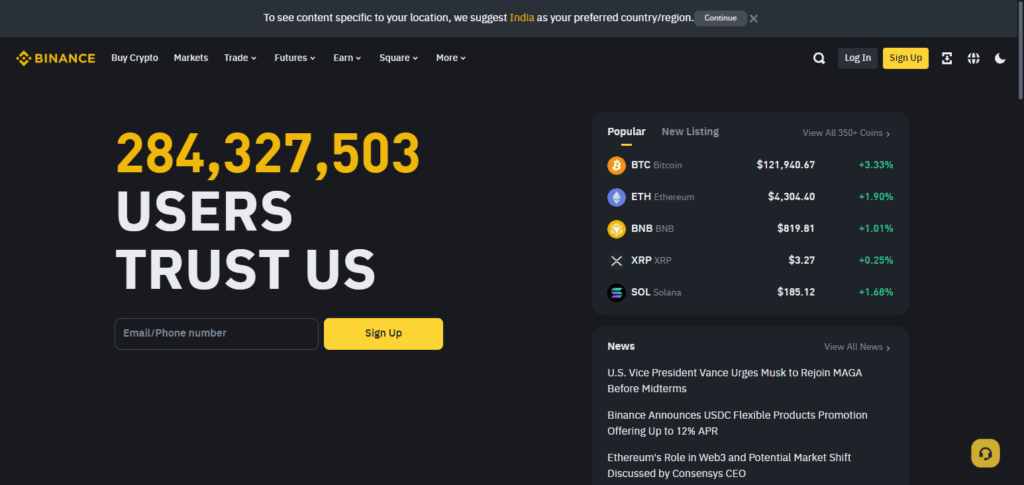 Step 2: Link your Exchange Account Via API
