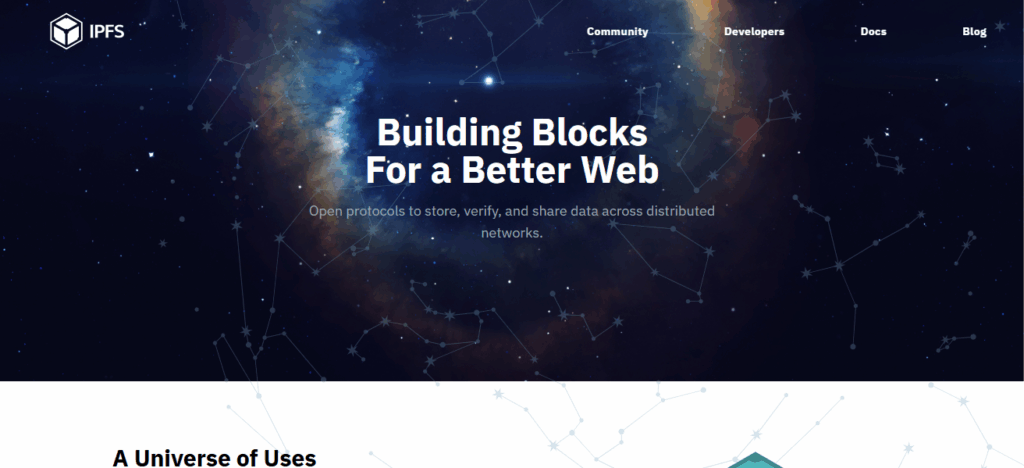 10 Nft Developer Toolkits In 2025 - for Easy and Secure NFT Creation 6 IPFS (InterPlanetary File System)