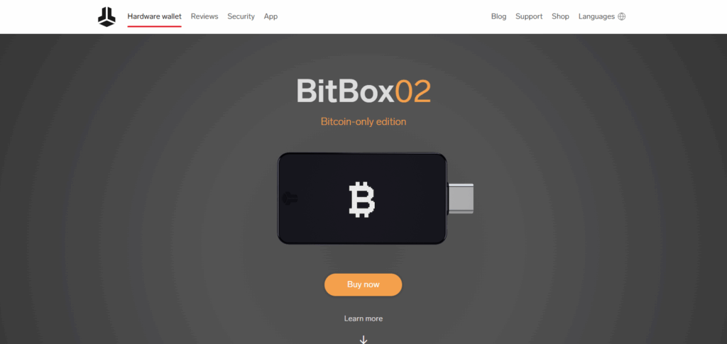 BitBox02 Bitcoin Edition