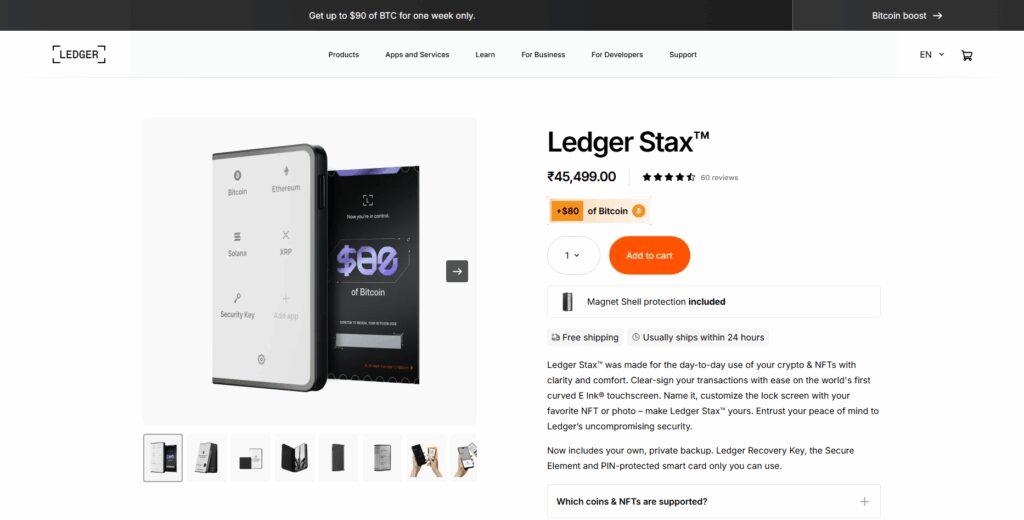 Ledger Stax