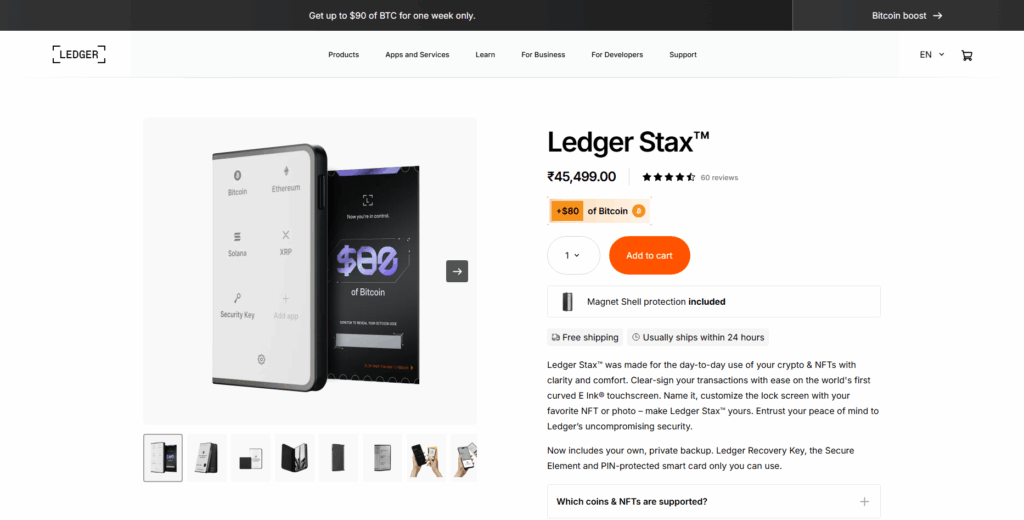 Ledger Stax
