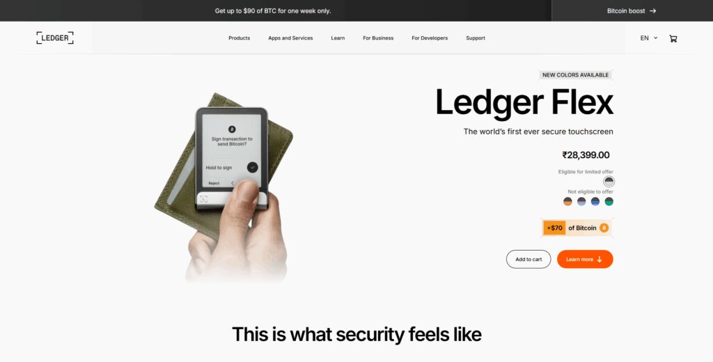 Ledger Flex