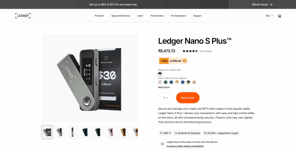 Ledger Nano S Plus