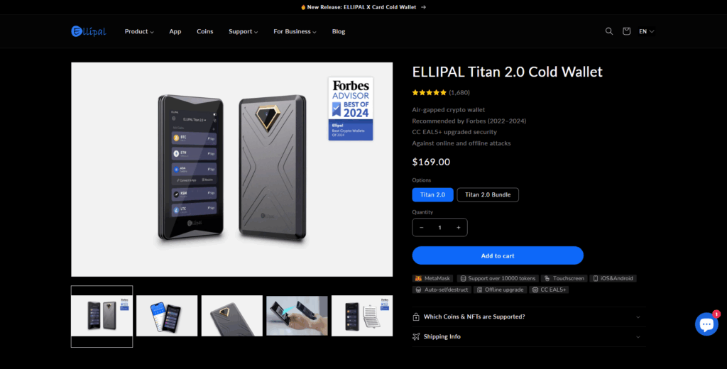ELLIPAL Titan 2.0