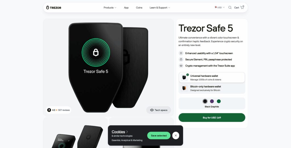 Trezor Safe 5