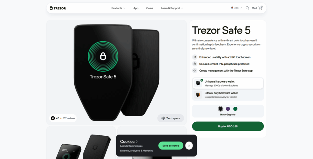 Trezor Safe 5