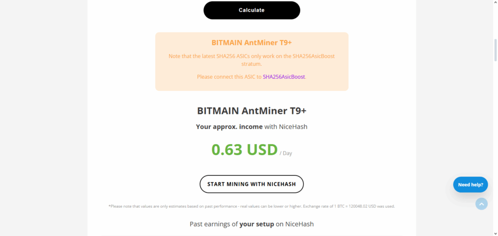 Bitmain Antminer T9+