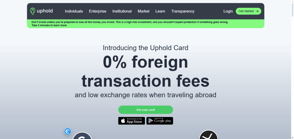 9 Best Bitcoin Debit Card with Cashback Rewards – Top Crypto Cards 2025 10 Uphold Card