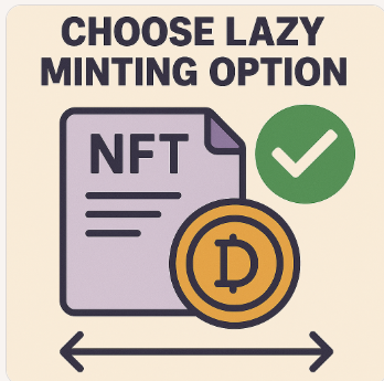 Choose Lazy Minting Option