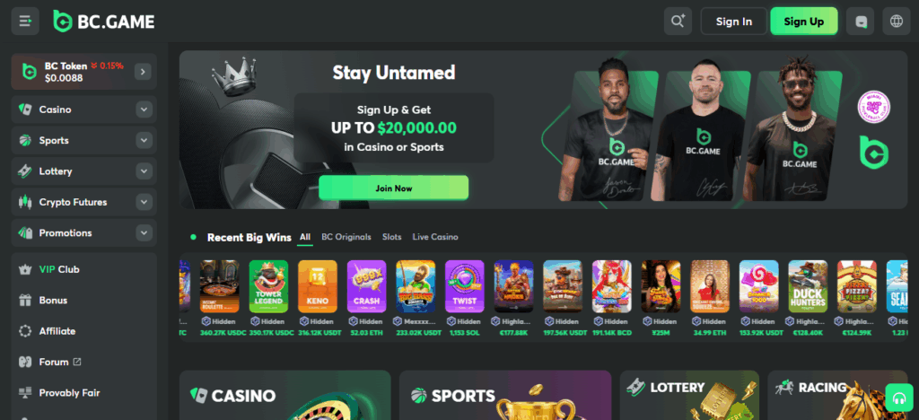 10 Best Crypto Casino for Play-To-Earn Games 2 BC.Game