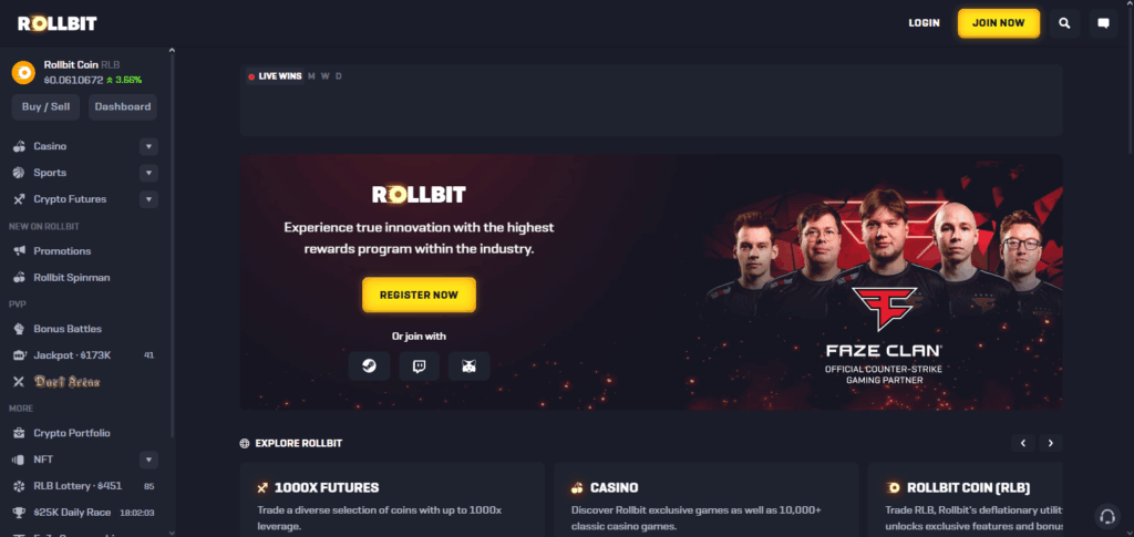 Rollbit VR