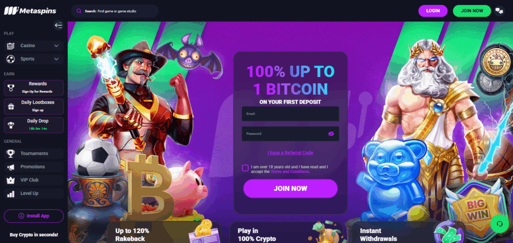 MetaSpins Casino