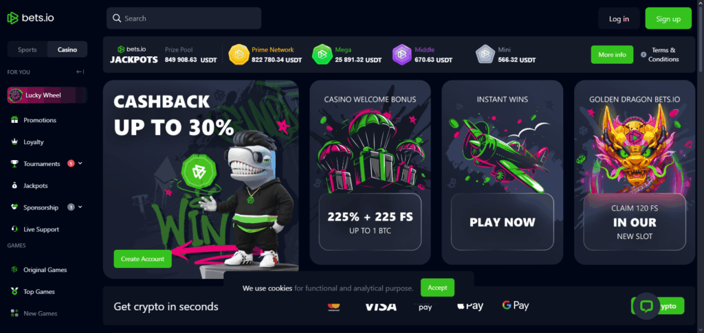 9 Best Crypto Casinos for Lightning Network Payments 5 Bets.io