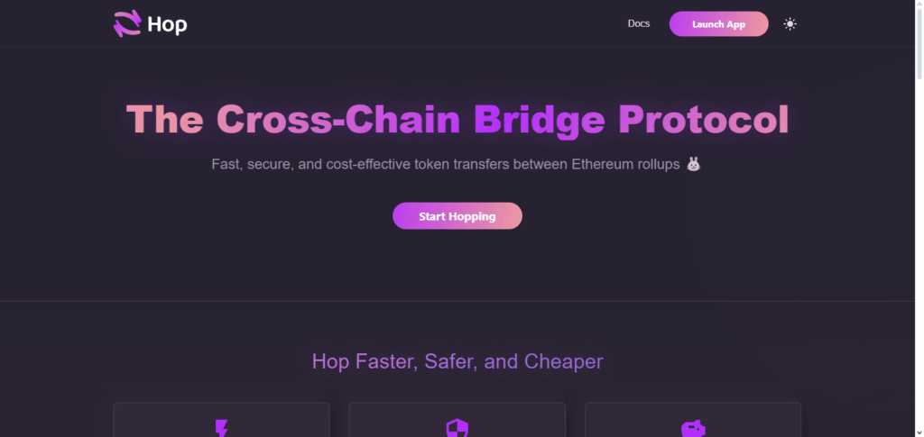 10 Best cross-rollup bridge solutions (Optimistic & ZK rollups) 4 Hop Protocol