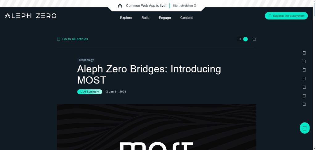 Aleph Zero Bridge